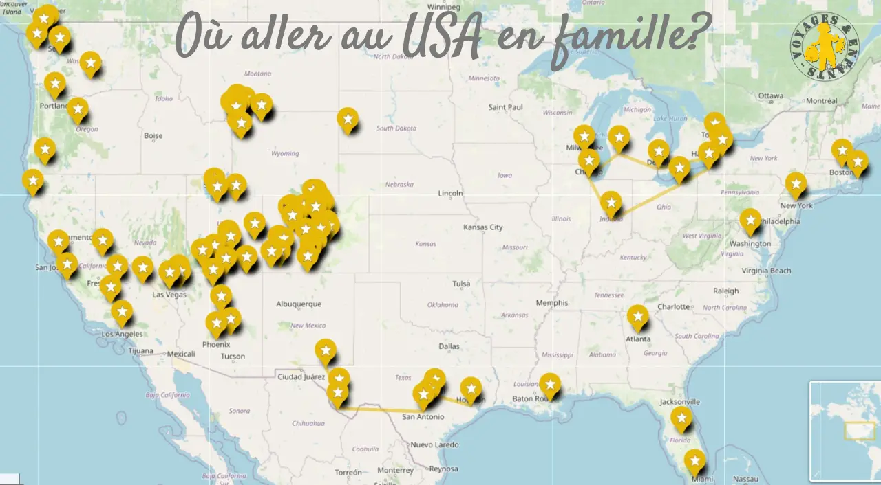 Où aller USA en famille