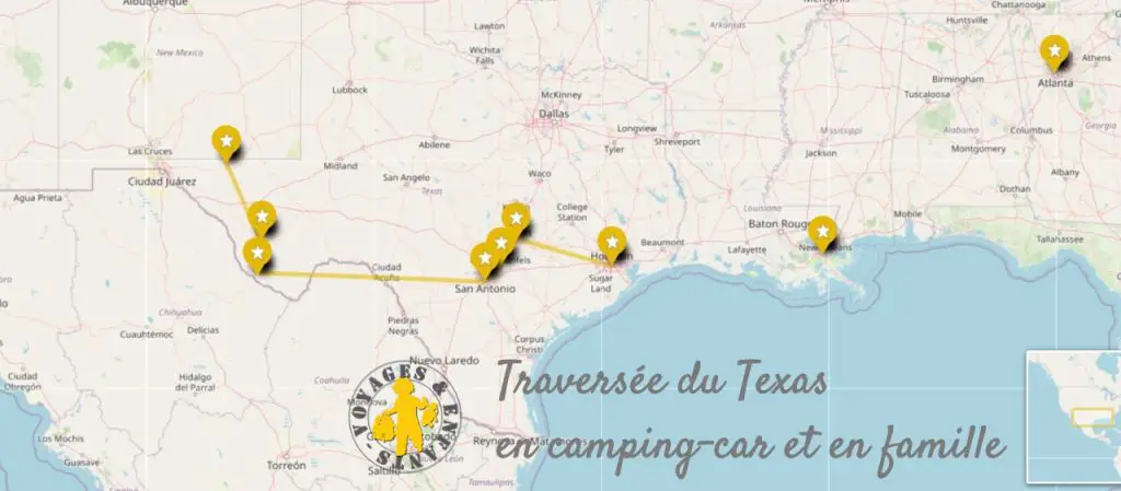 Traversée Texas camping car en famille 10 jours au Texas en camping car
