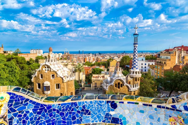 Visite du Parc Guell avec des enfants