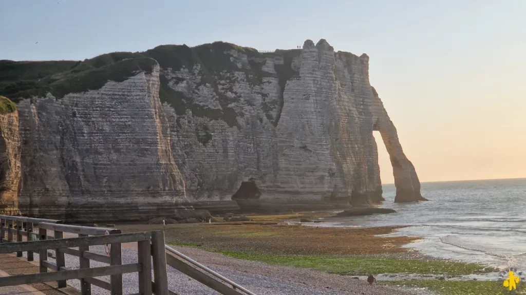 Etretat avec des enfants