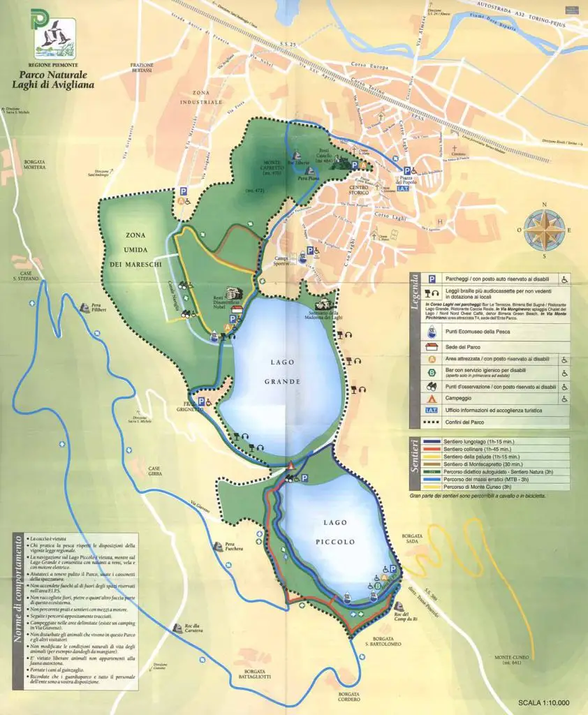 Avigliana en famille : randonnee facile