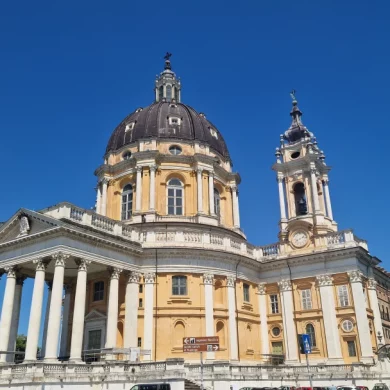Visite de la Basilique de Superga, avec vue sur les Alpes