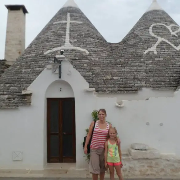 En famille dans les Pouilles, en Italie