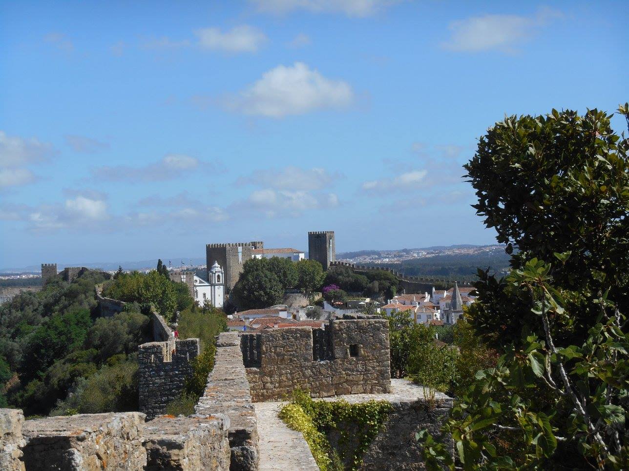 Visite d'Obidos en famille Vacances Portugal avec enfant