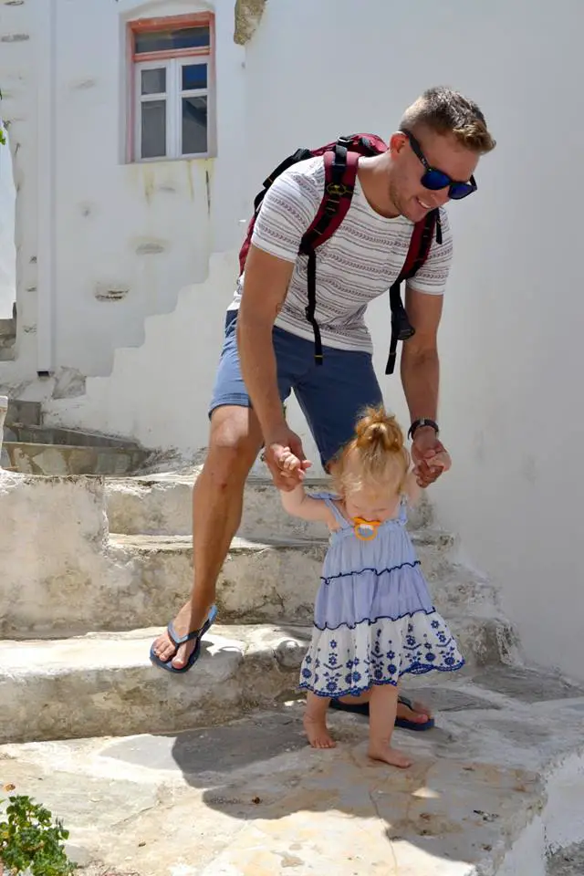 Paros avec bébé