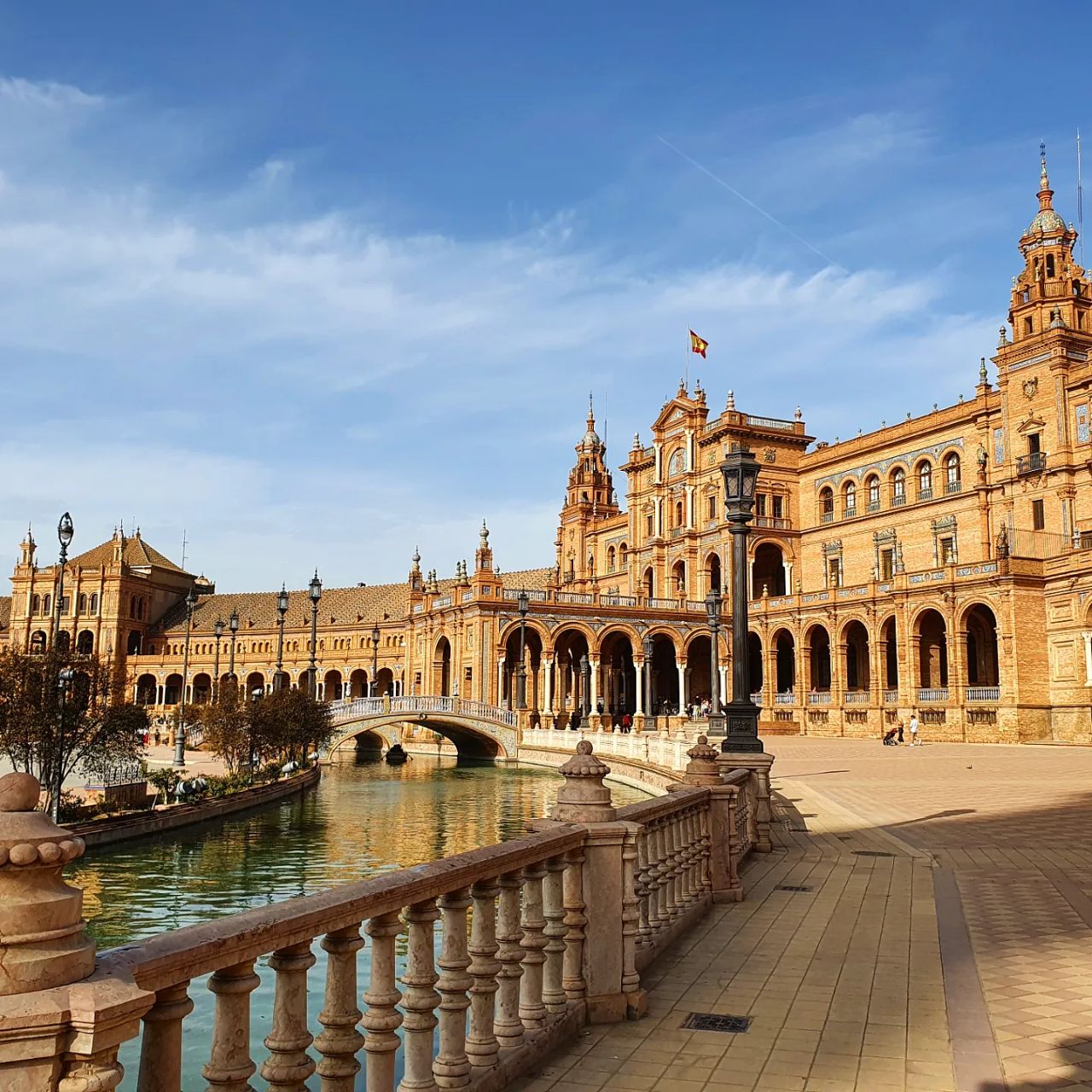 Seville en famille Plaza espana