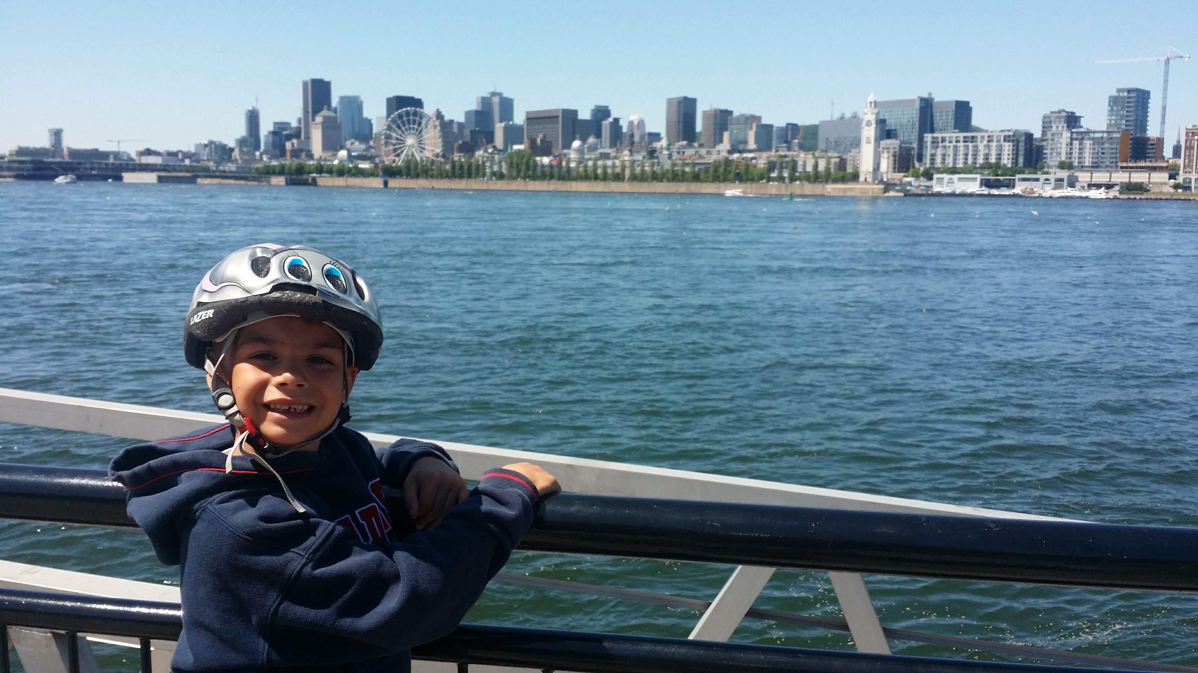 Montréal à velo et en famille