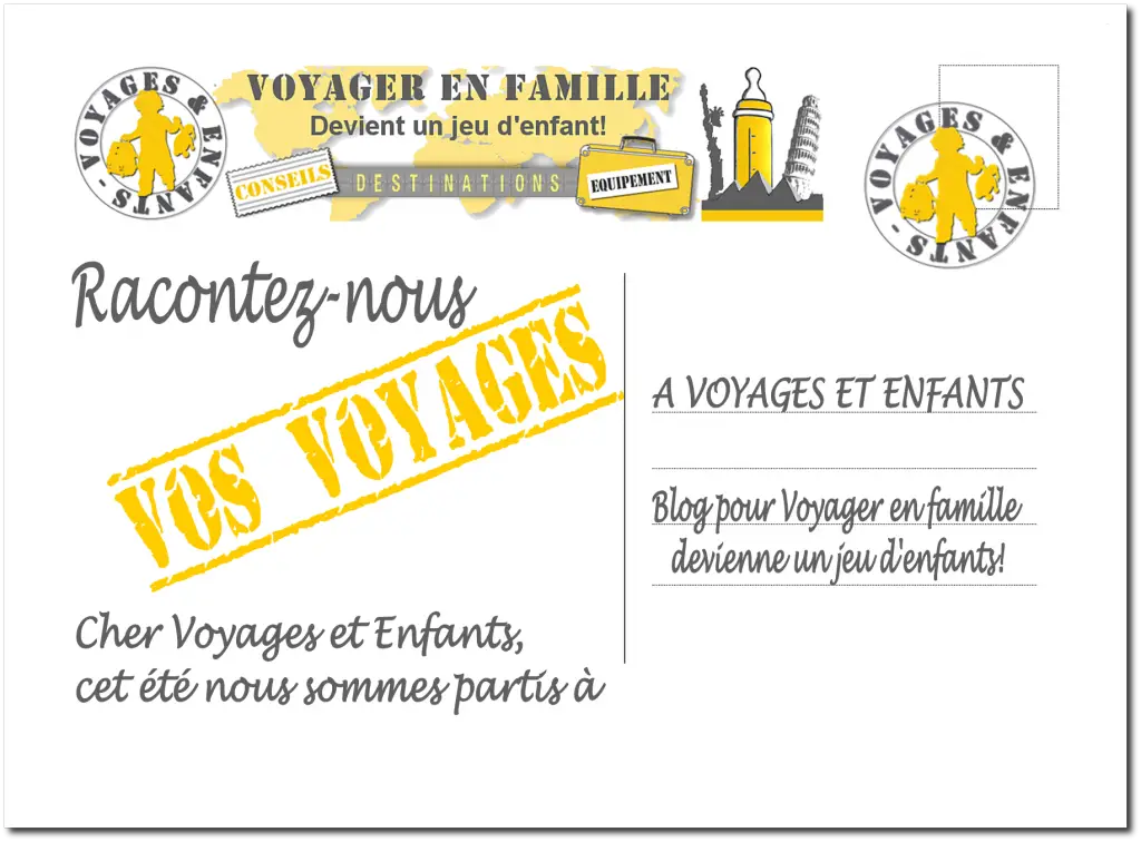 Partagez vos voyages sur le blog Voyages et Enfants | Blog VOYAGES ET ENFANTS
